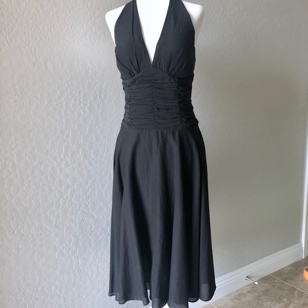 NWT White House | Black Market Halter Flare Dress